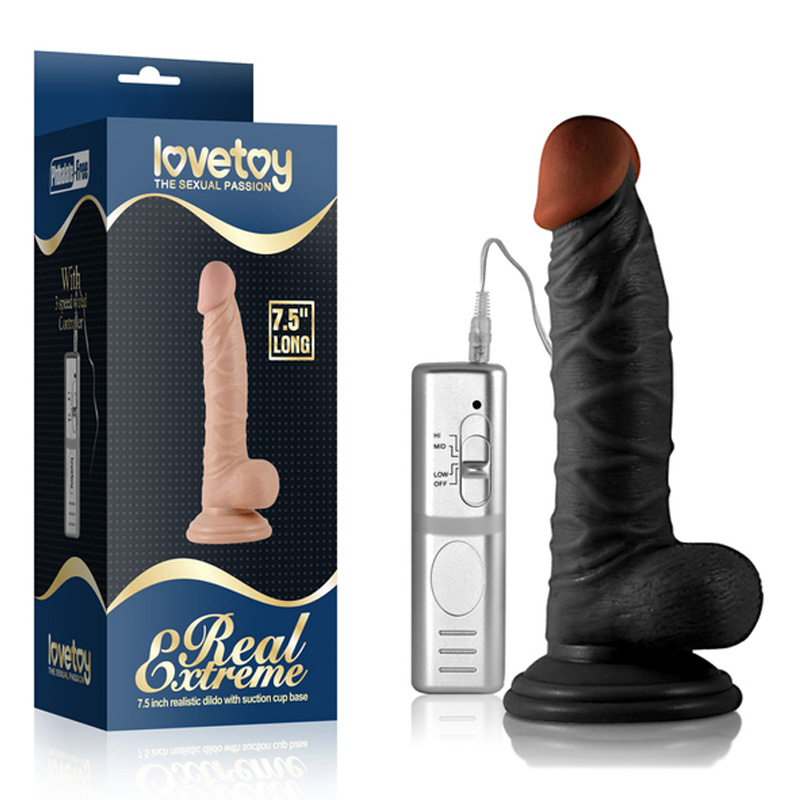 Dương vật giả dán tường Lovetoy 7,5 inch cao cấp chính hãng
