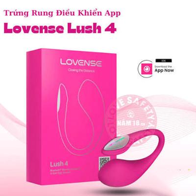 Trứng rung  kích thích điểm G Lovense Lush 4 điều khiển app